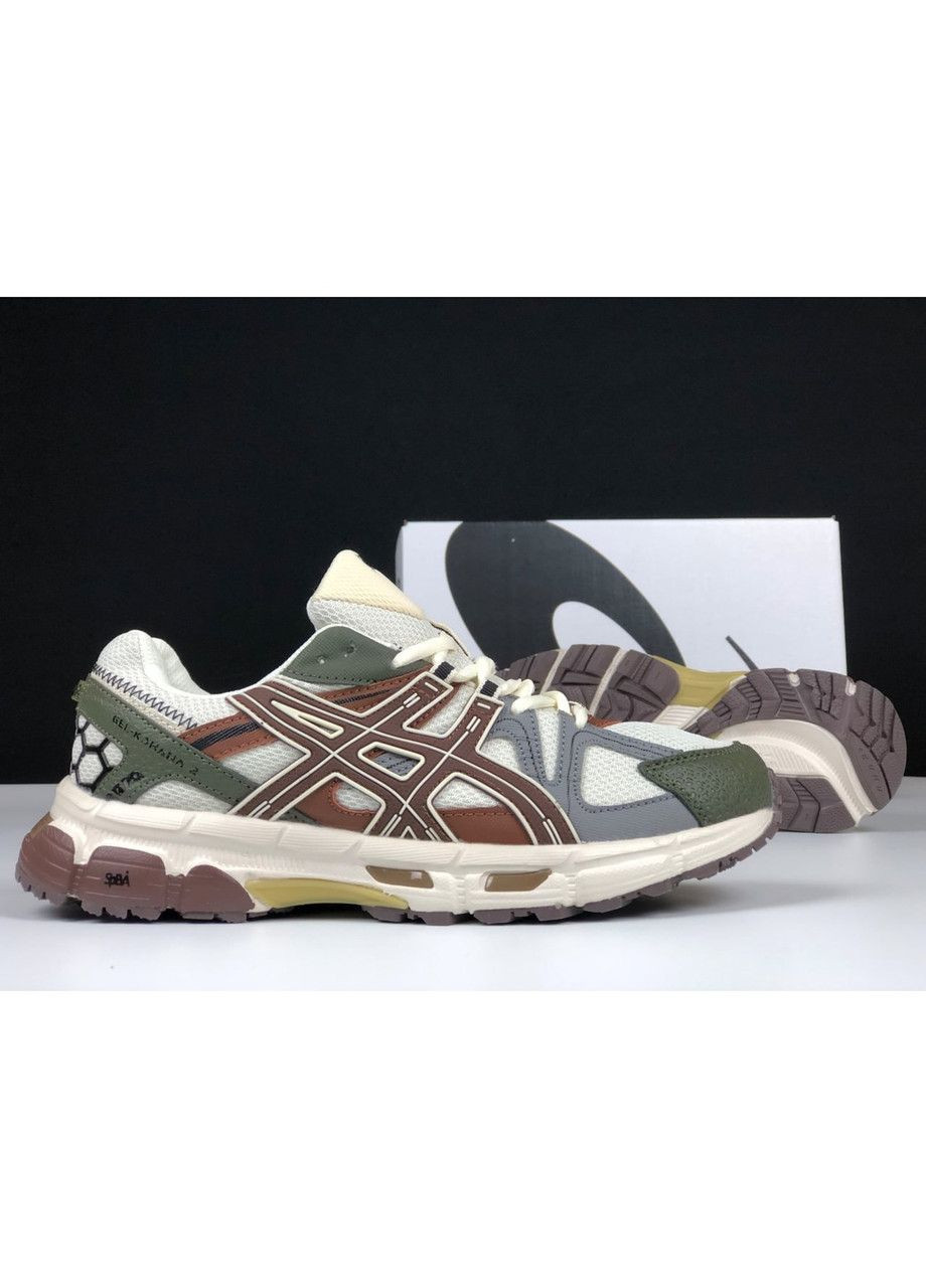 Серые с коричневым зима-термо женские кроссовки No Brand серые зима (313611347)