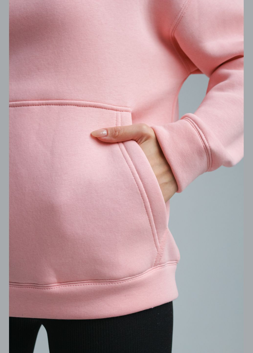 Рожевий світшот рожевий "basic" Intruder блискавка (313865460)