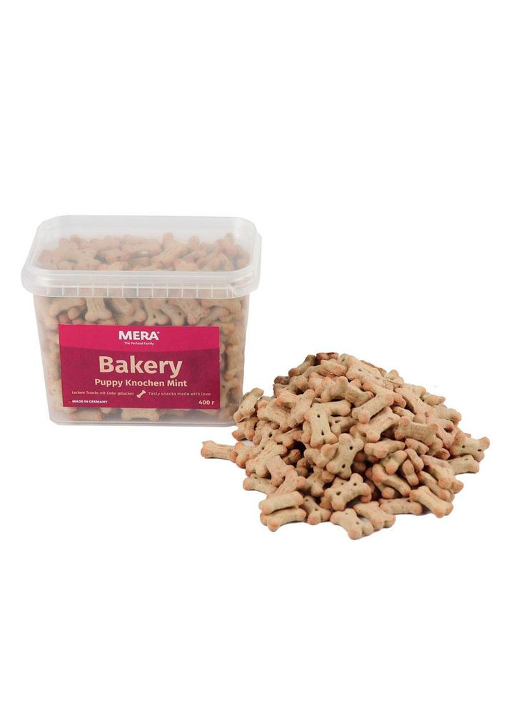 Печиво м'ятні кісточки для цуценят (2.2см) Puppy Knochen Mint, 400 г (*) Mera (304772633)