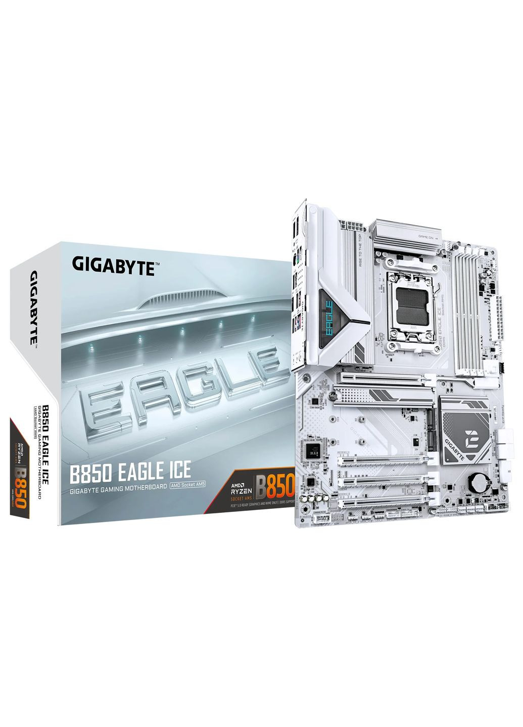 Материнська плата B850 Eagle Ice Socket AM5 Gigabyte (366038375)