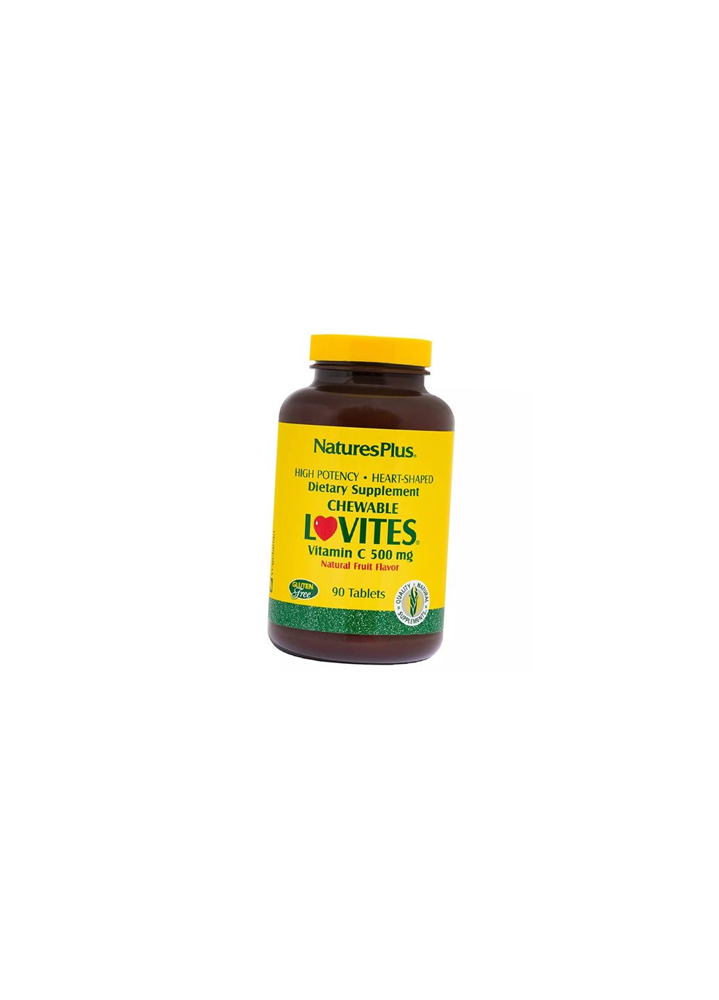 Витамин С, Аскорбиновая кислота, Chewables Lovites Vitamin C 500, 90таб (36375145) Nature's Plus (293254308)