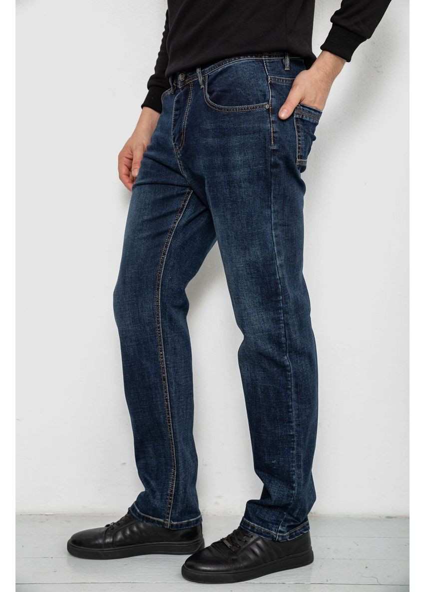 Синие демисезонные джинсы мужские прямого кроя 244R9902 Ager