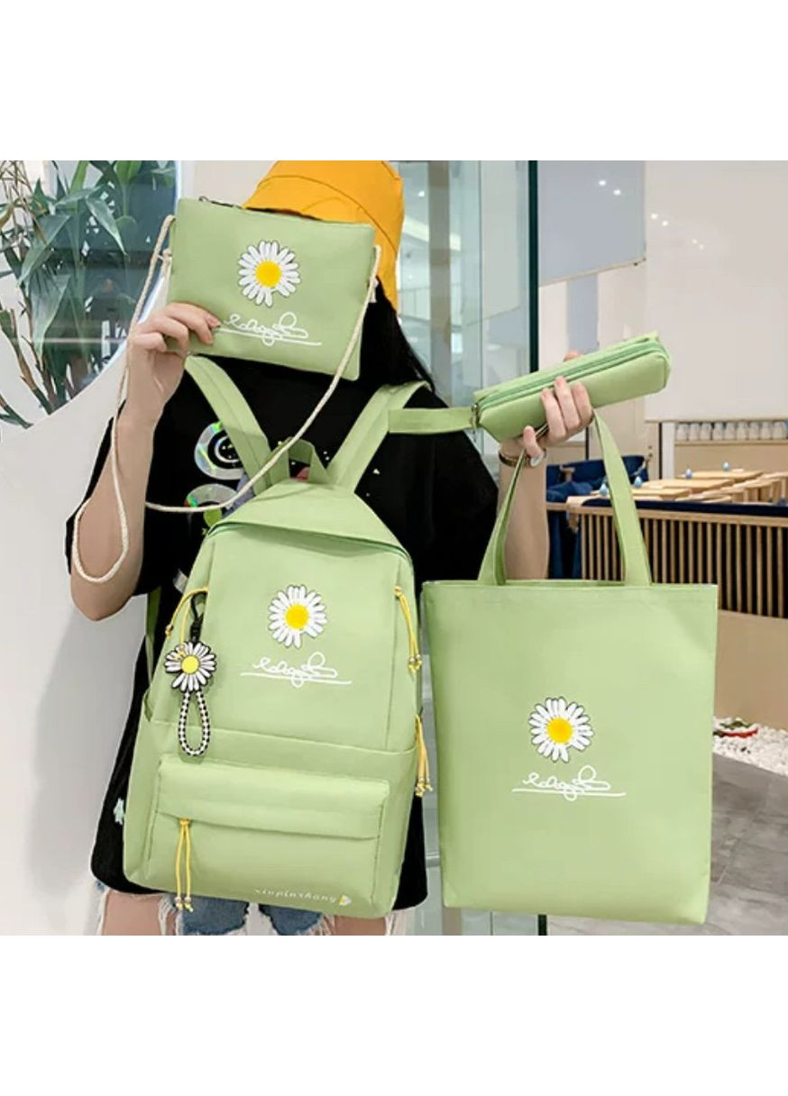 Набор школьный 4 в 1 рюкзак, сумка, косметичка, кошелек 1283 No Brand (362475139)