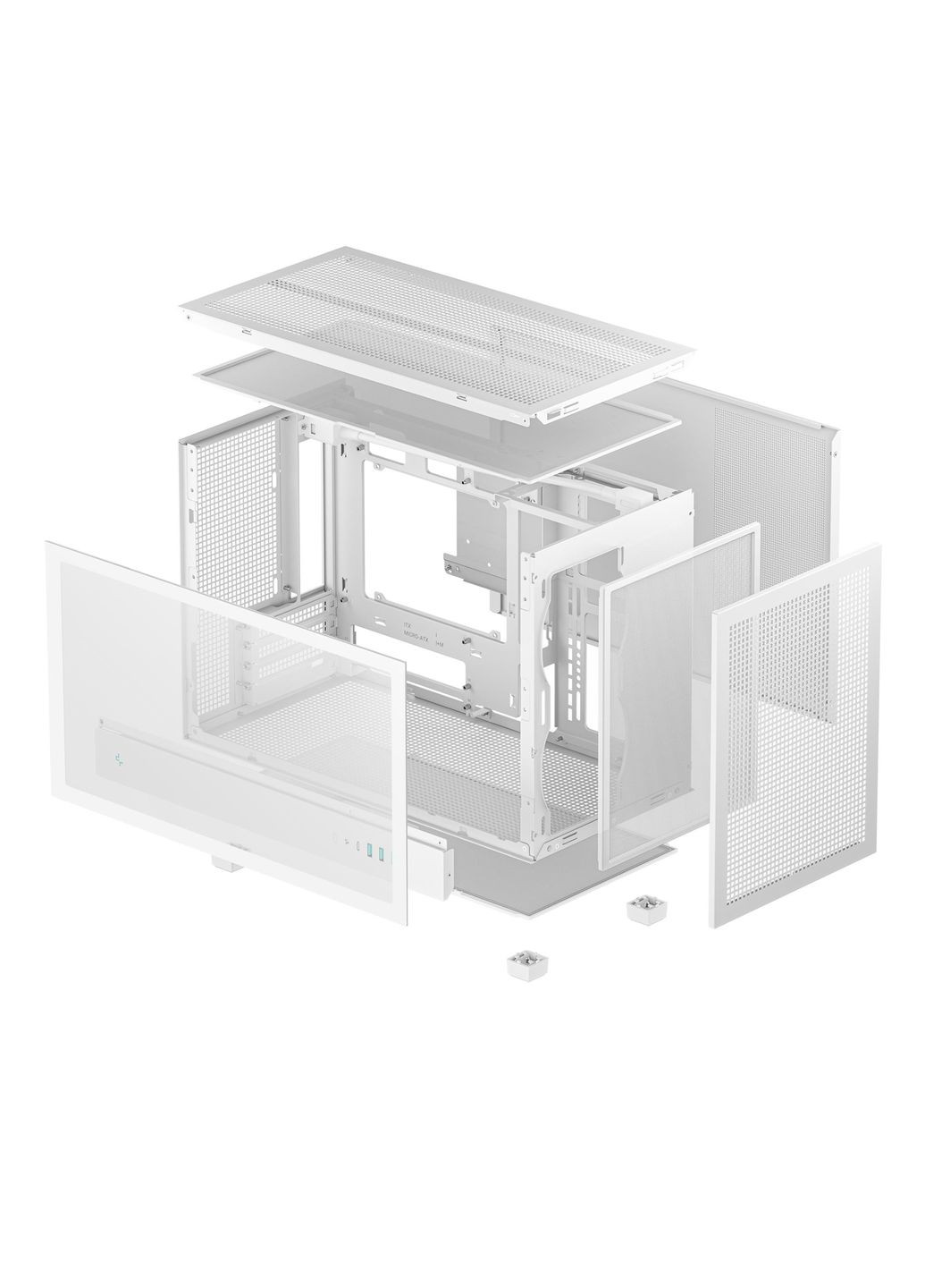 Корпус CH260 White (R-CH260-WHNGM0-G-1) без БП DeepCool (347586866)
