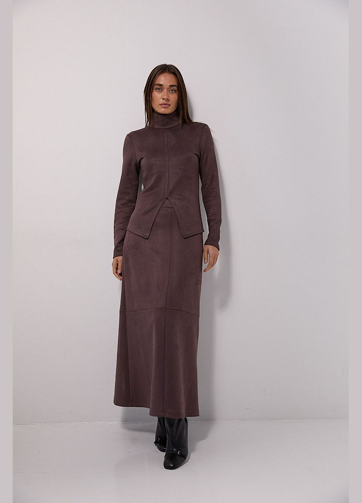 Довга замшева спідниця Arjen (305569548)