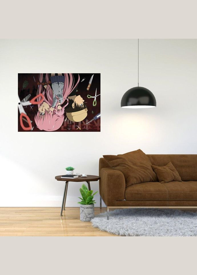 Плакат- The Yukiteru Diary-Дневник будущего Повторный набор 3 A2 А0 Кавун постер (316210564)