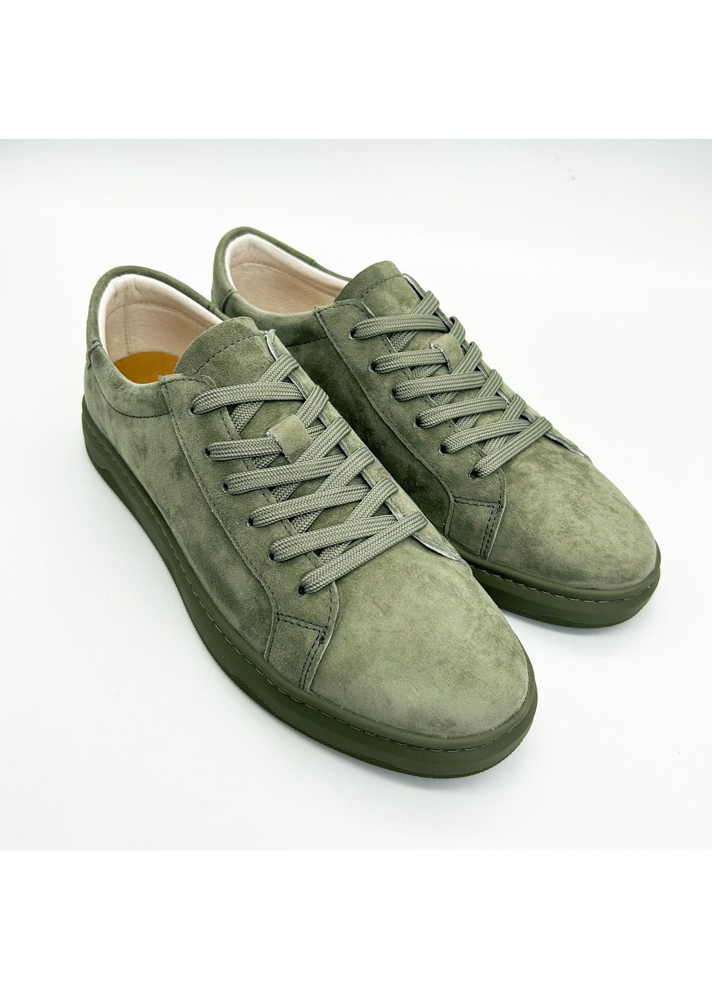 Оливковые кеды (р) замша 0-2-2-am-373n-1-320y Danler
