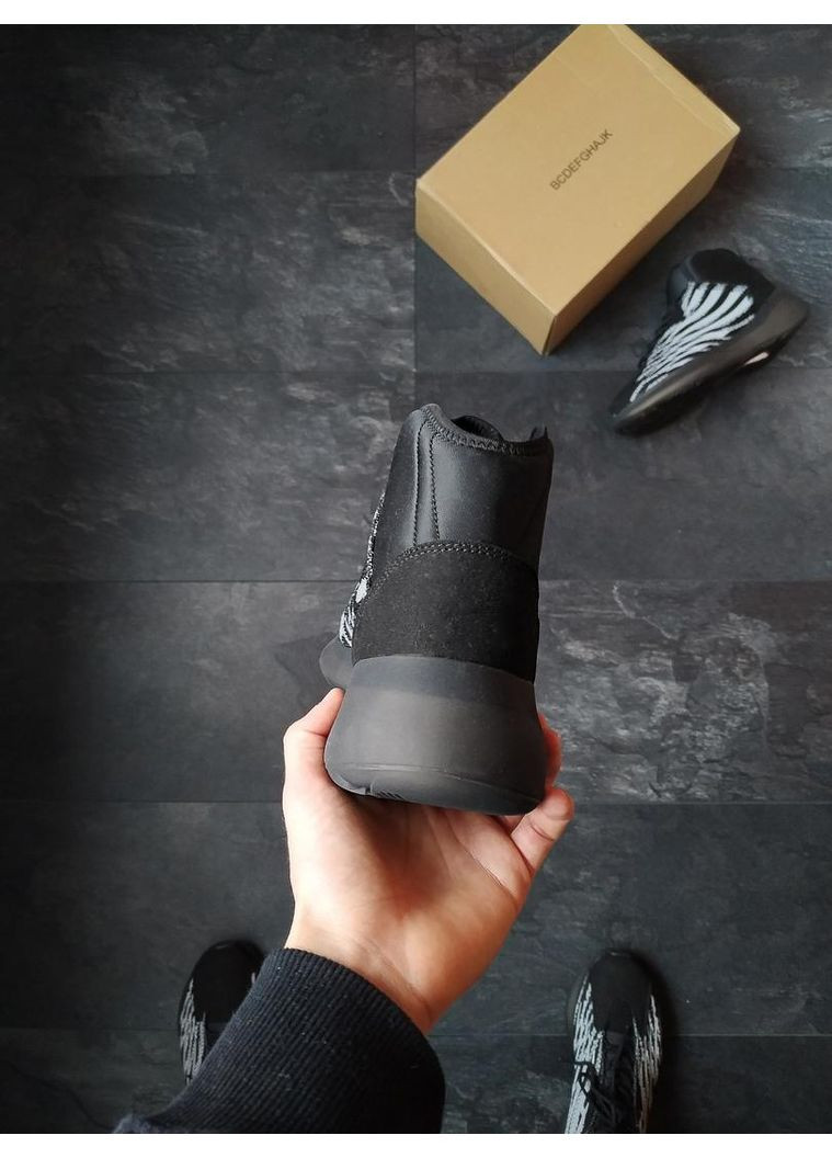 Чорні Осінні кросівки чоловічі adidas yeezy basketball quantum black адідас ізі буст No Brand