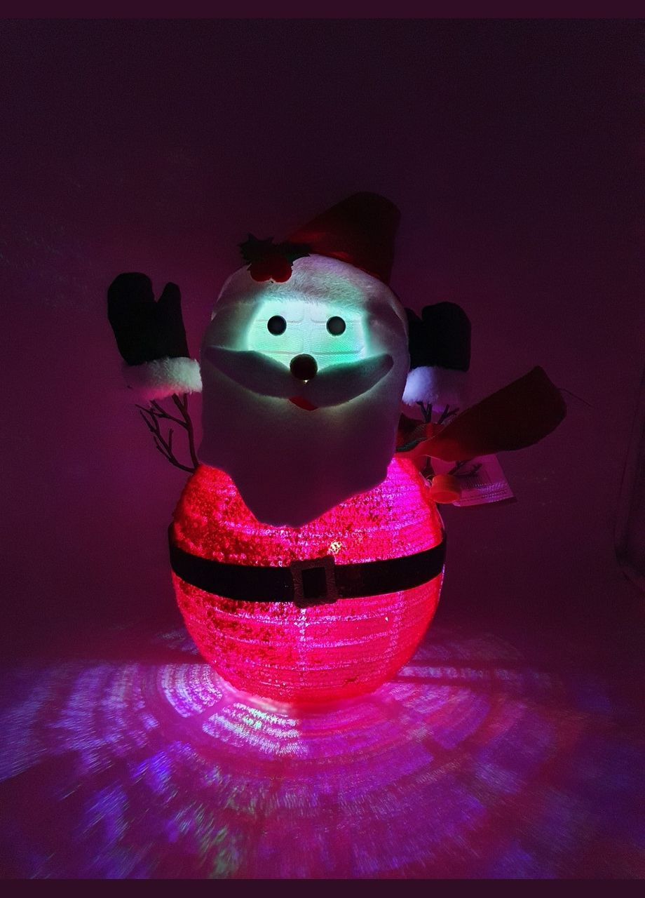 Новогодняя LED фигура Санта Клаус/Дед Мороз 45 см. Новогоднее декоративное украшение с подсветкой. KM Trend (299485003)