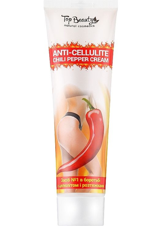 Лифтинг-крем антицеллюлитный с перцем чили Anti-Cellulite Cream 100ml (1199582-31022042) Top Beauty (368637879)