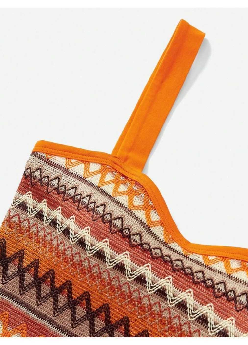 Топ с орнаментом SHEIN Кроп (362046743)