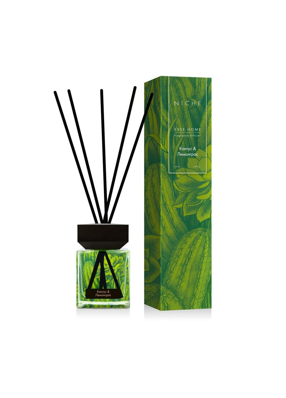 Аромадифузор для дома Niche Кактус Лемонграсс, 100 мл ESSE (333981000)