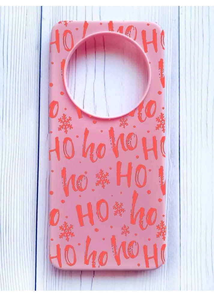 Матовий рожевий чохол на Xiaomi Redmi 14C/Poco C75 Святковий фон (принт 200) Creative (362967719)