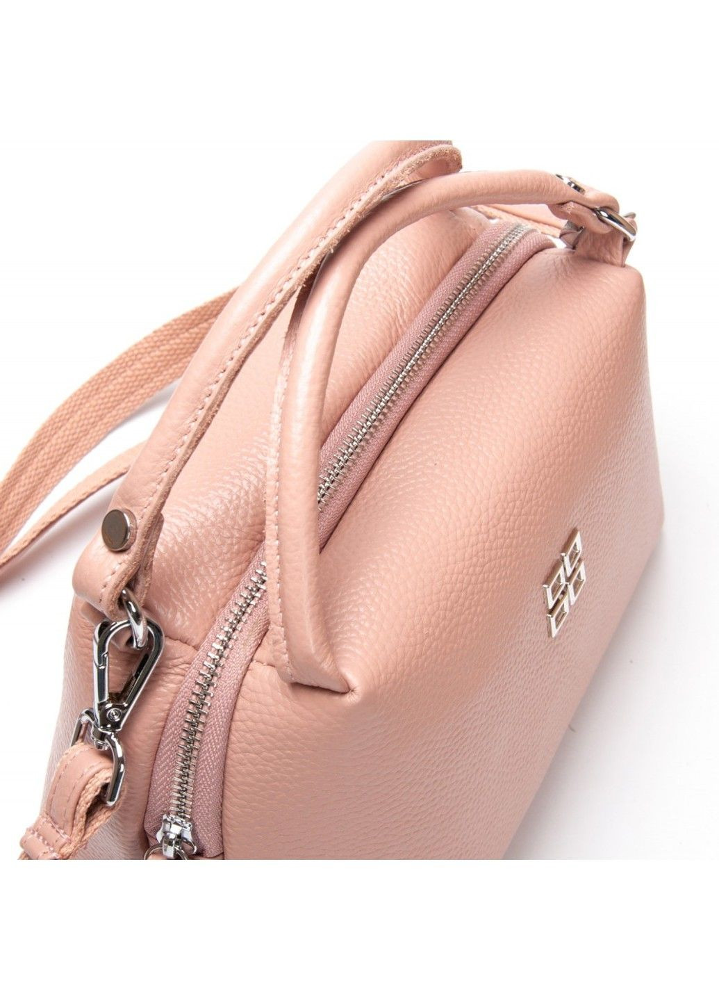 Жіночий молодіжний клатч шкіряний F-5504 pink Alex Rai (340235037)