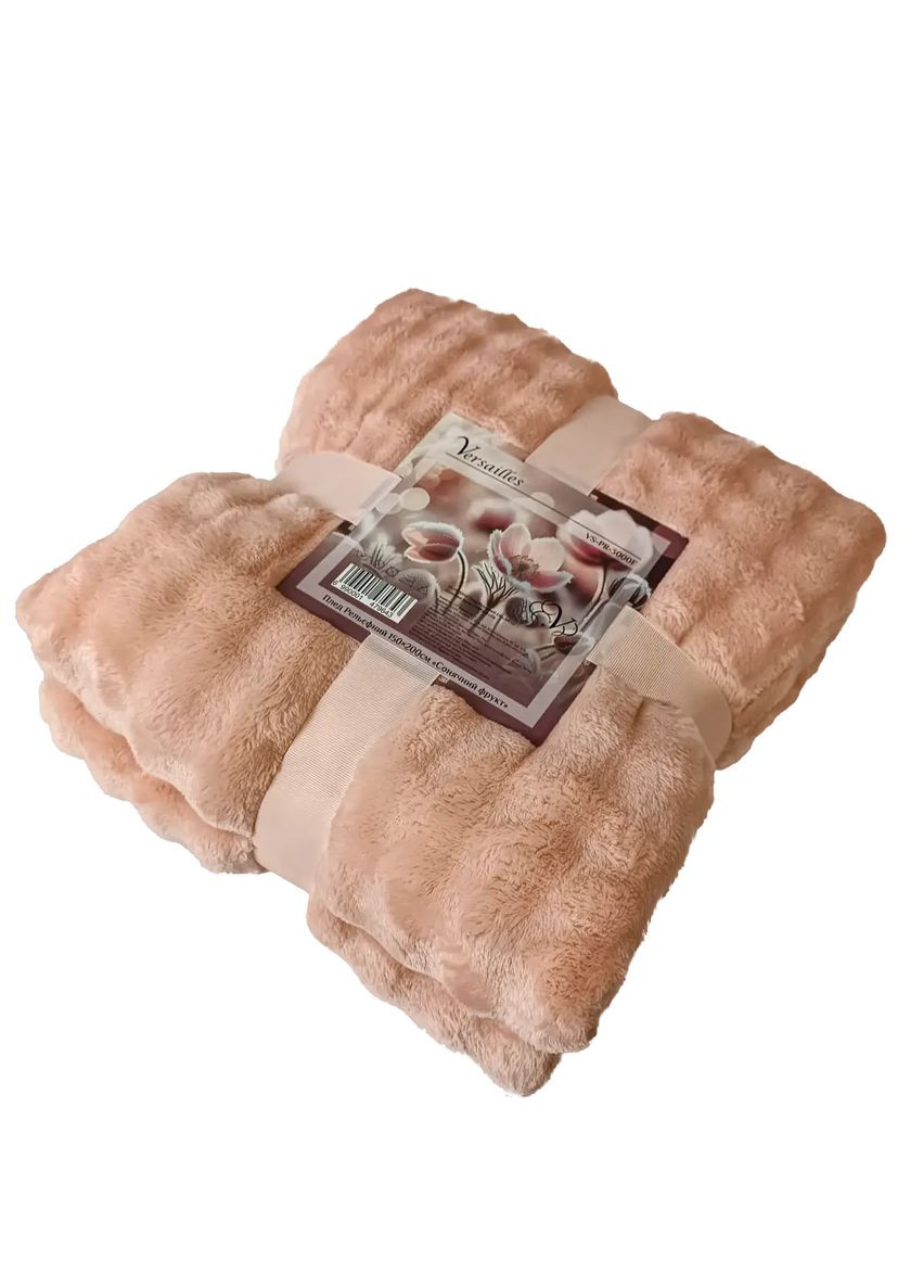 Плед Рельефный Солнечный фрукт VS-PR-3000F 150х200 см персиковый Versailles (368764651)