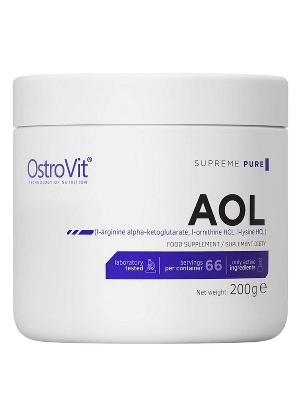 Амінокислота AOL, 200 грам Ostrovit (293340354)