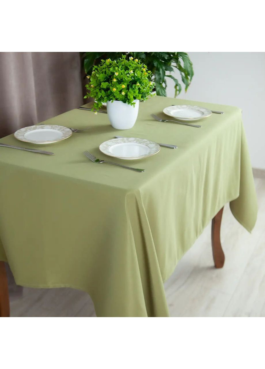 Водовідштовхуюча скатертина 120*150 см Хакі (26080120150) ТЕП (364099886)