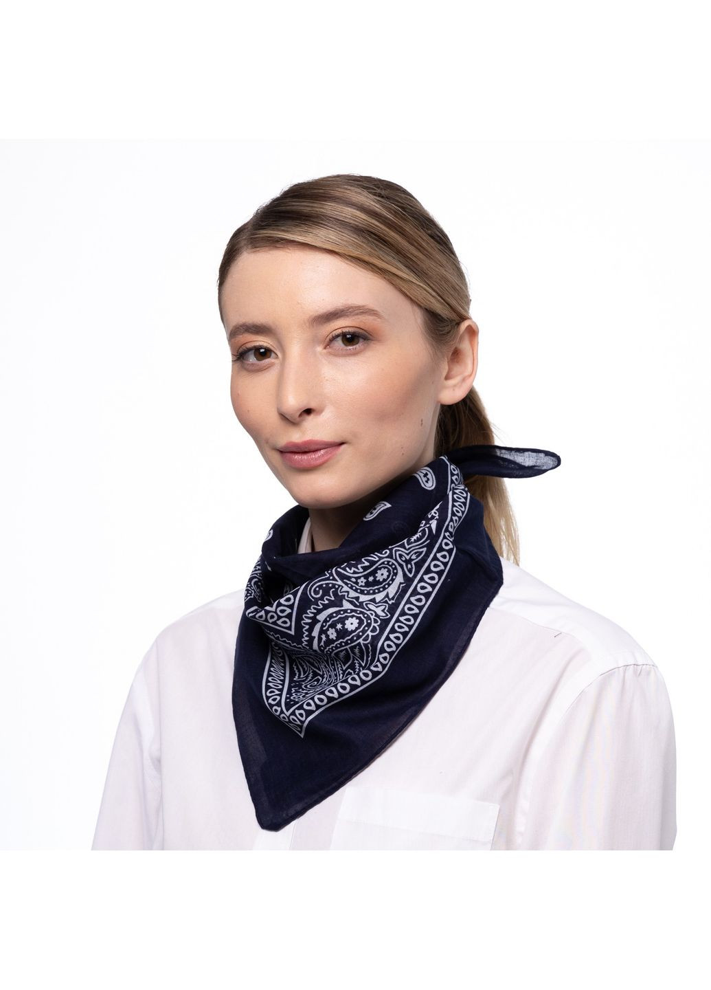 Платок-бандана женский с принтом хлопок разноцветный DIANA LuckyLOOK 932-167 (324741840)