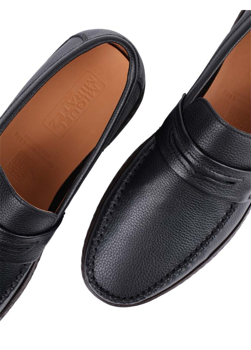 Чоловічі Туфлі 651A-130-TA29 Чорний Шкіра Miguel Miratez (327538876)