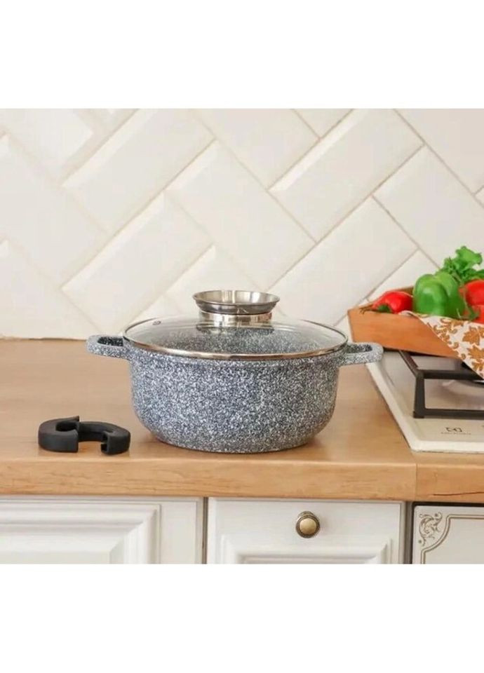 Кастрюля со стеклянной крышкой ZM-7420-G 20 см Zinberg (319551091)