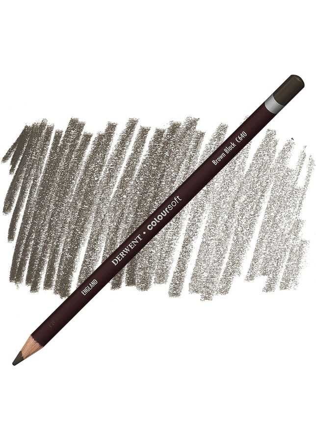 Карандаш цветной Coloursoft (С640) Коричнево-черный Derwent (362583851)