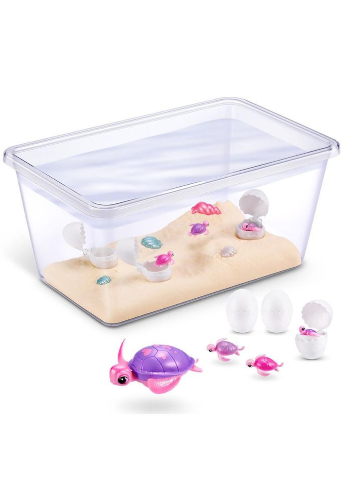 Інтерактивний ігровий набір Мама черепаха із сюрпризом Pets & Robo Alive 9560 "Mama & Baby Surprise" No Brand (362571244)