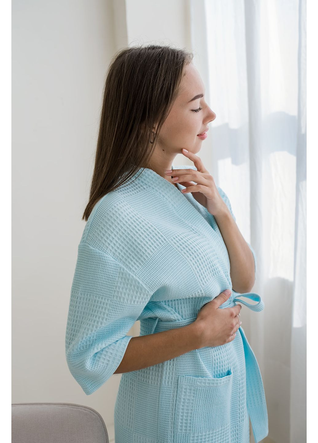 Вафельный халат, кимоно L Vishnya (360240357)