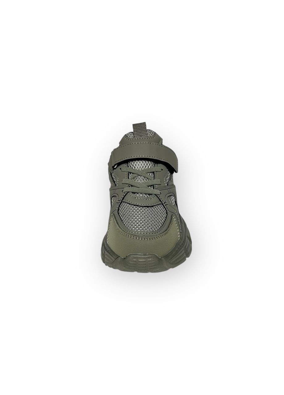 Оливковые (хаки) демисезонные детские кроссовки для мальчиков tom.m, сетка, размер 27-17,1 см Том.М