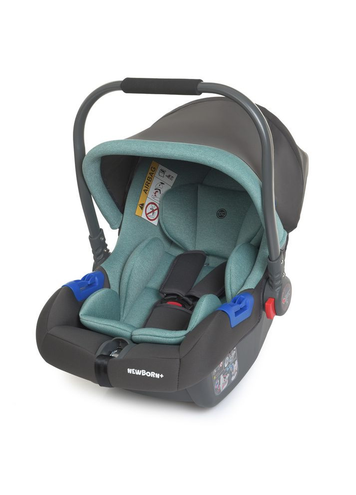 Бебі-кокон NEWBORN+, категорія 0+, льон, чорно-сірий, для новонароджених (ME 1043) El Camino (338531800)