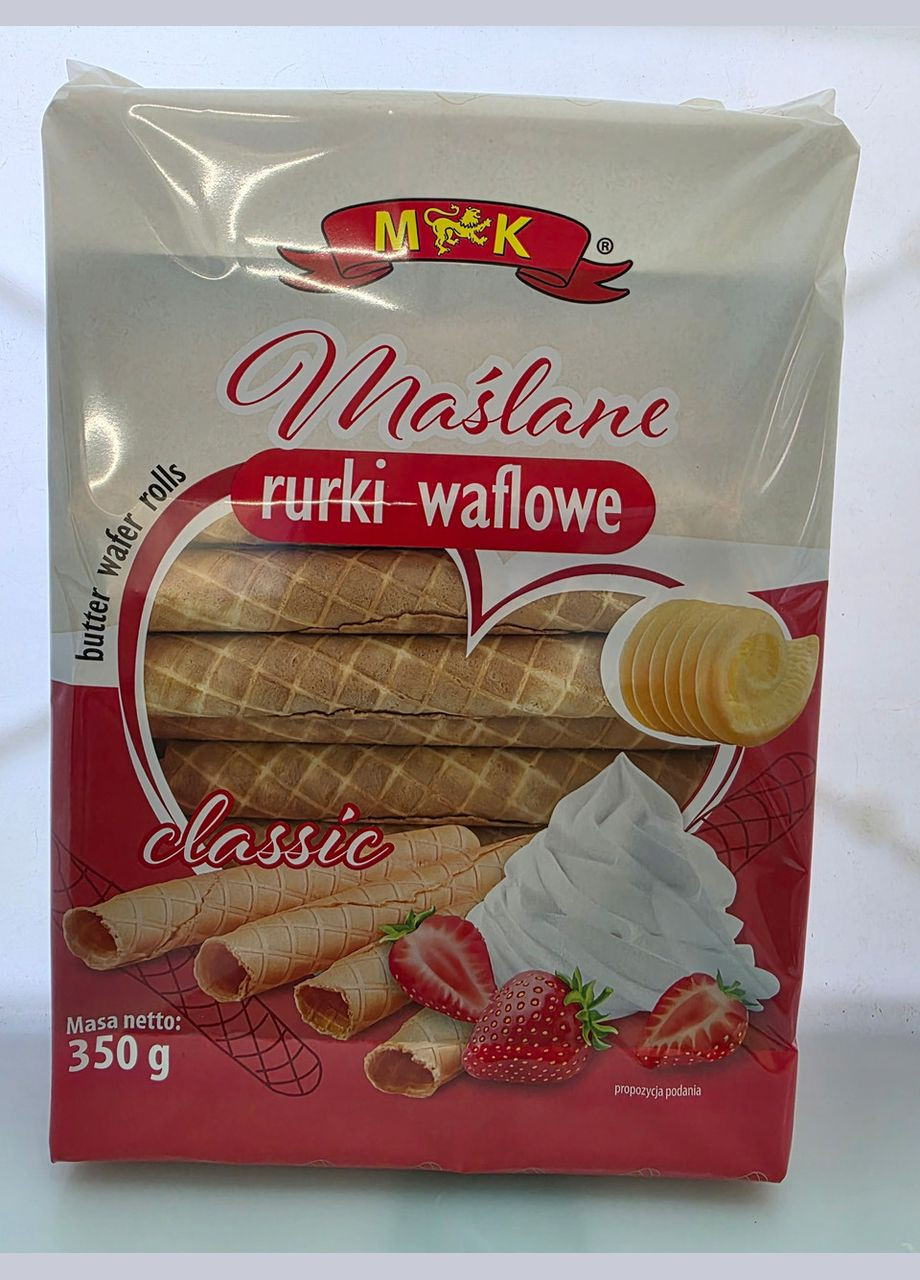 Трубочки вафельні Maslane rurki waflowe 350 г MK (349812487)