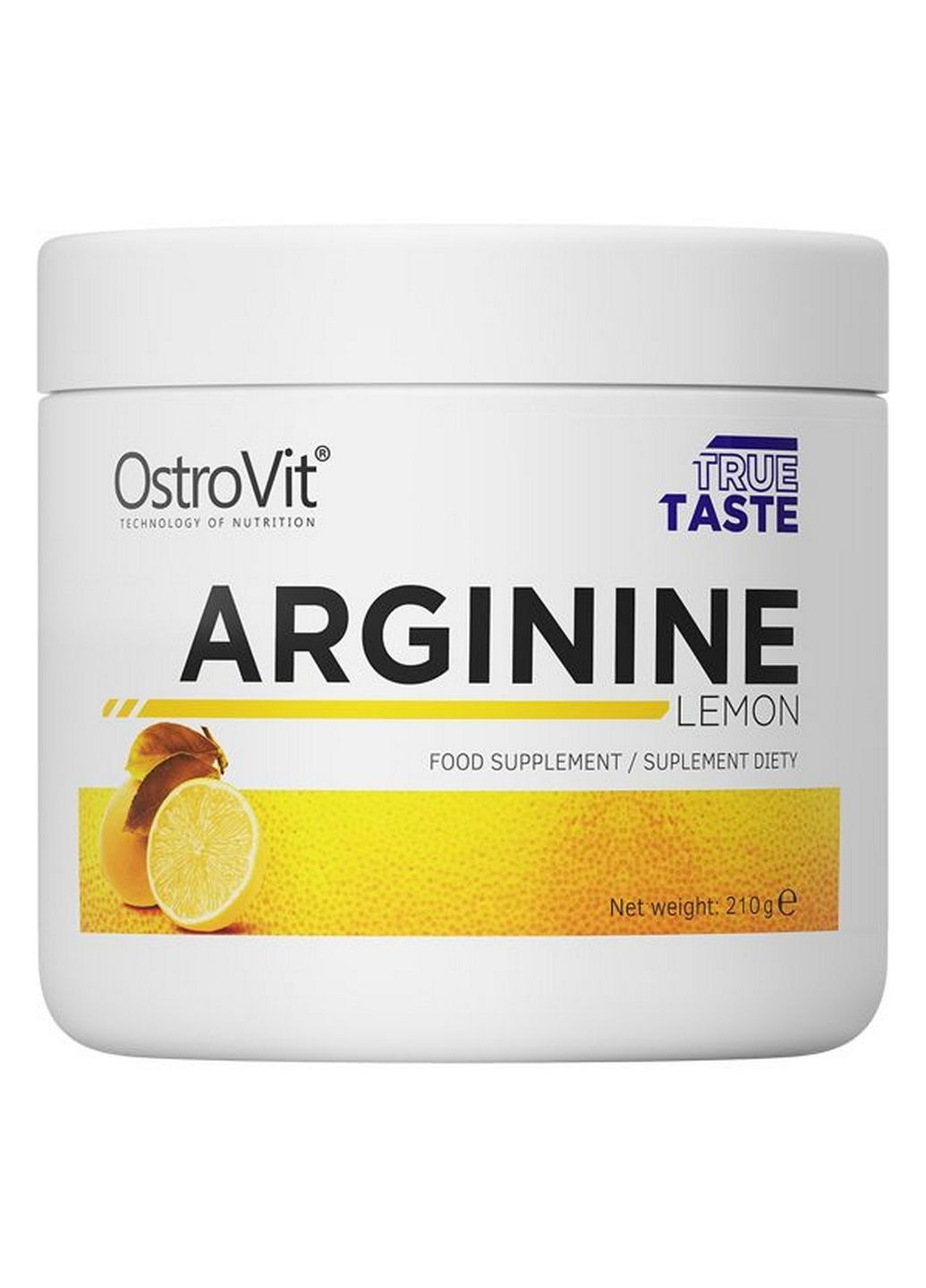 Аминокислота Arginine, 210 грамм Лимон Ostrovit (293416832)