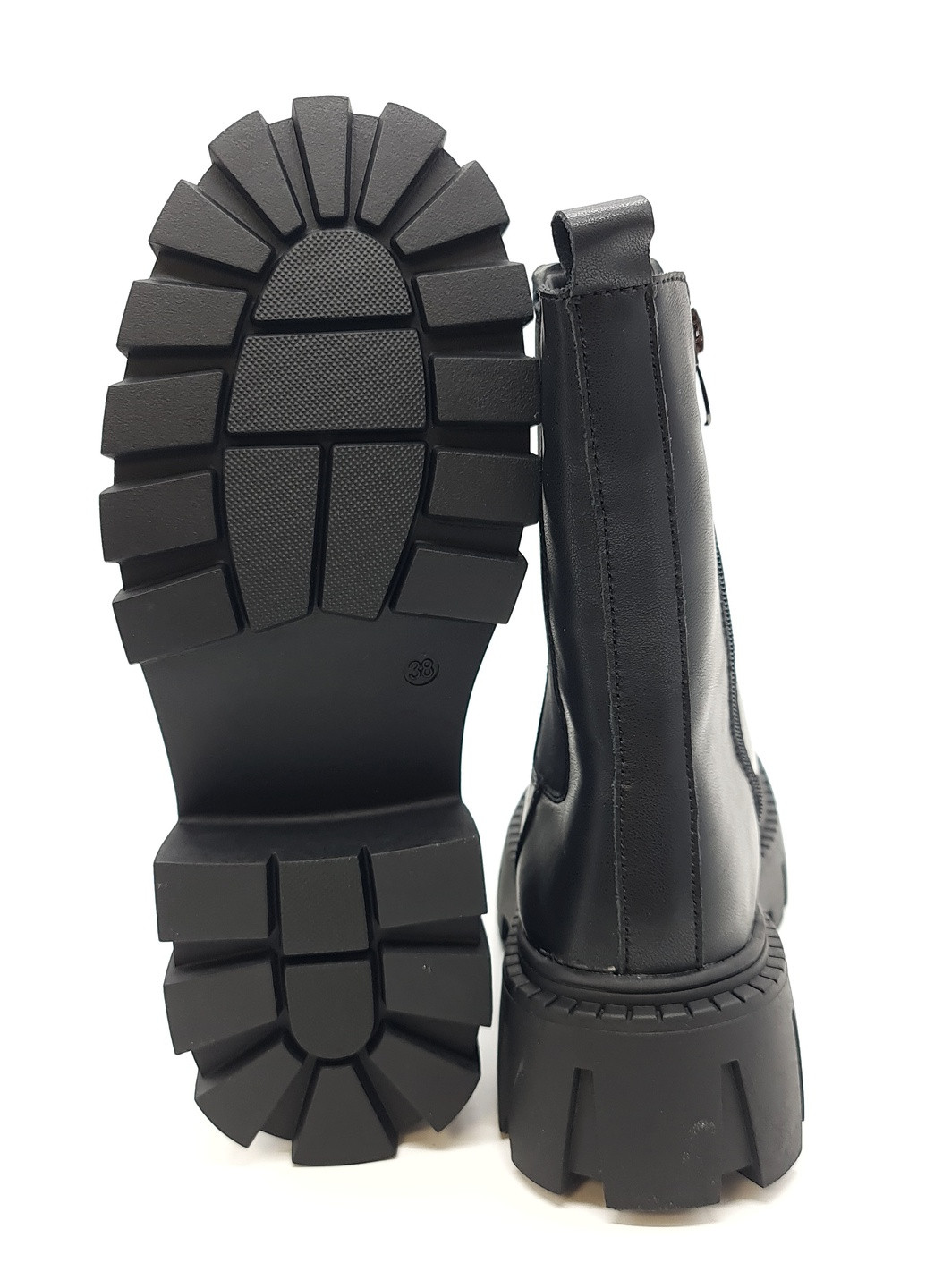 Жіночі черевики зимові чорні шкіряні II-11-8 23 см (р) It is (259299477)