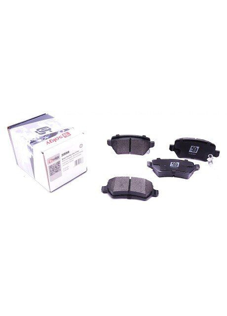 Колодки тормозные (задние) Opel Combo 01-(с датчиком) 209069 RU63 Solgy (369883876)