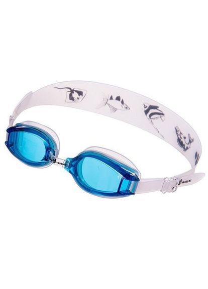 Очки для плавания детские Coaster Kids M041501 Сине-белый, (60444130) Mad Wave (322734606)