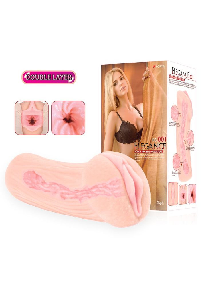 Мастурбатор Elegance 001 Double Layer - CherryLove Kokos (339868084)