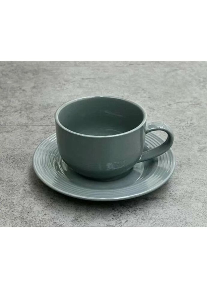 Сервіз чайний Danny Home B060244 12 сірий предметів Led (328407320)