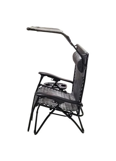 Шезлонг лежак розкладний SP-167A з козирком (2 шт) (42400608) Bonro (397334585)