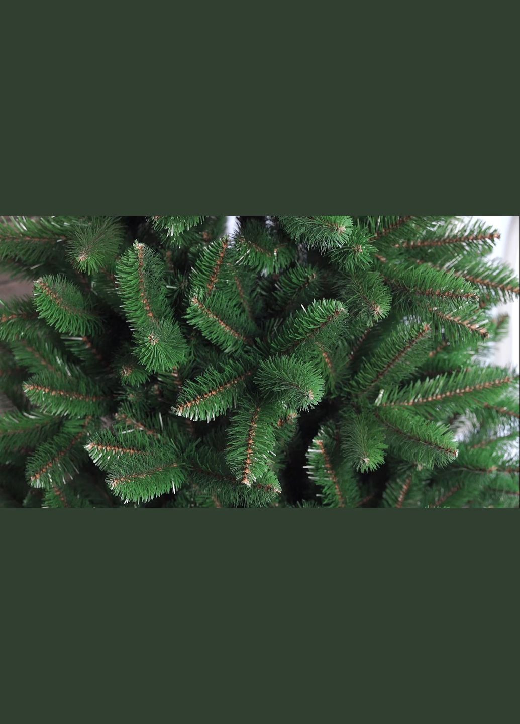 Штучна зелена ялинка 180 см на дерев’яній підставці | Густа новорічна ялинка HVOYA (339110974)