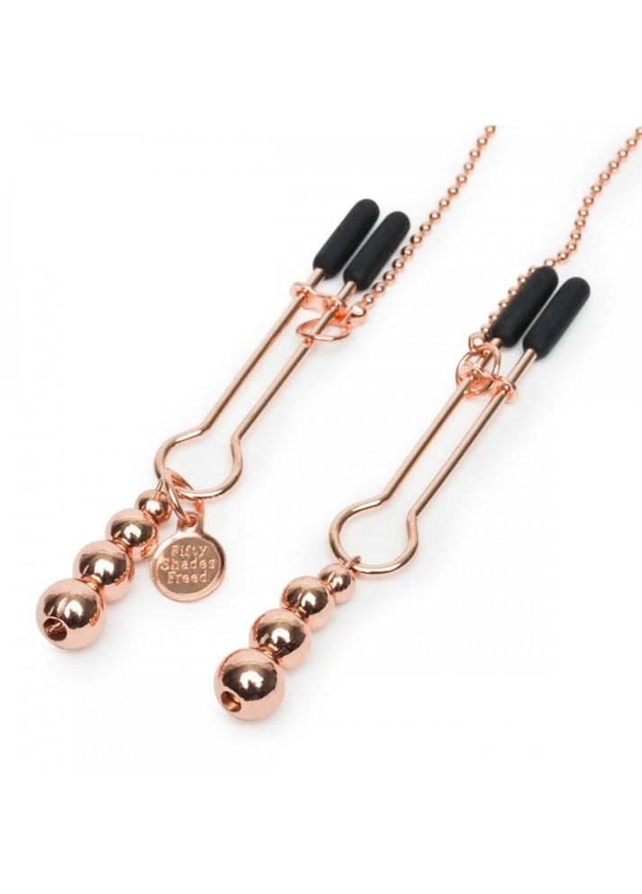 Затискачі для клітора та сосків "Віддайся відчуттям" Fifty Shades of Grey (331168700)