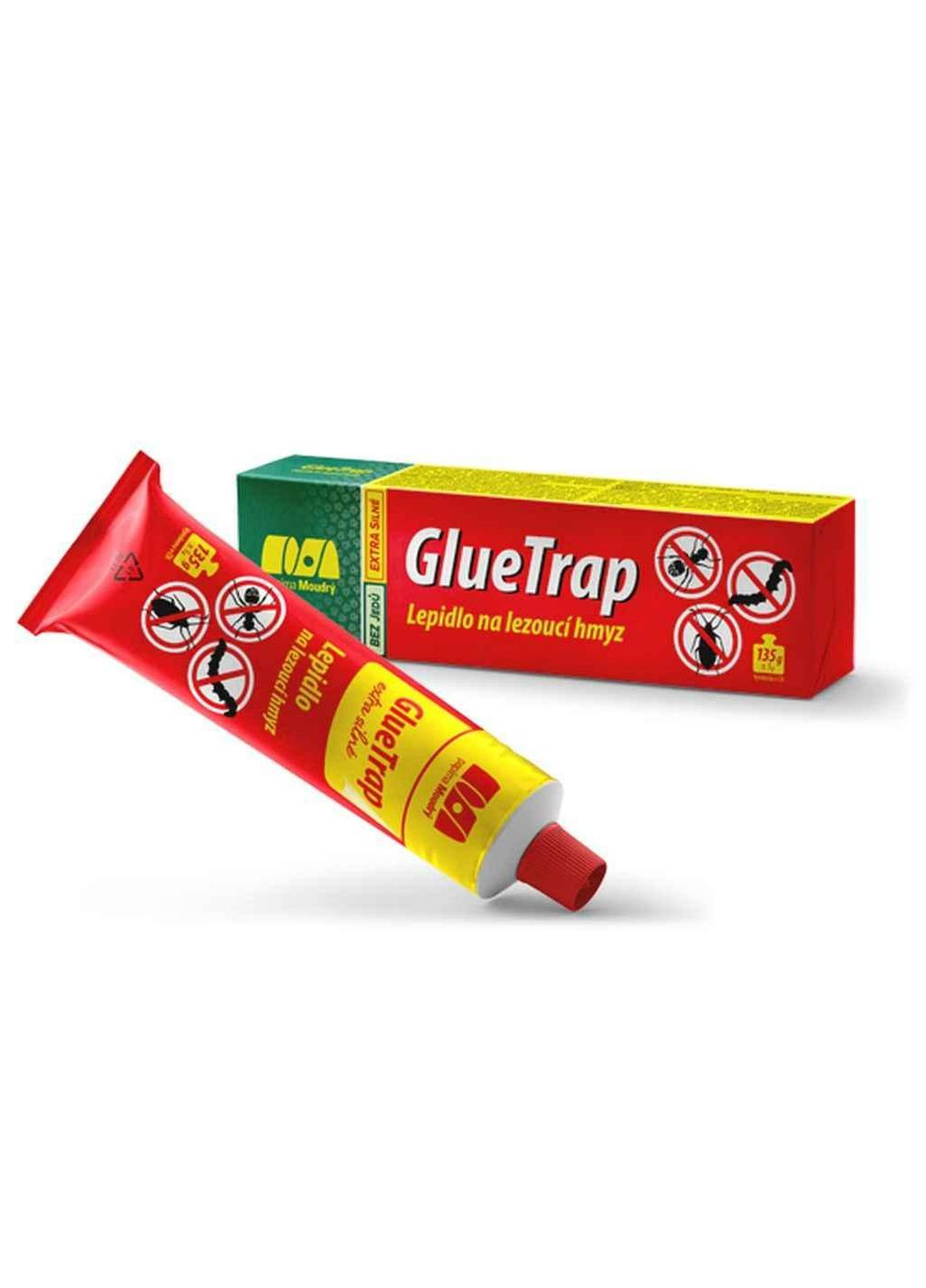 Клей від щурів та мишей у тубі GlueTrap UNI 135г ТМ Papirna Moudry (304643132)