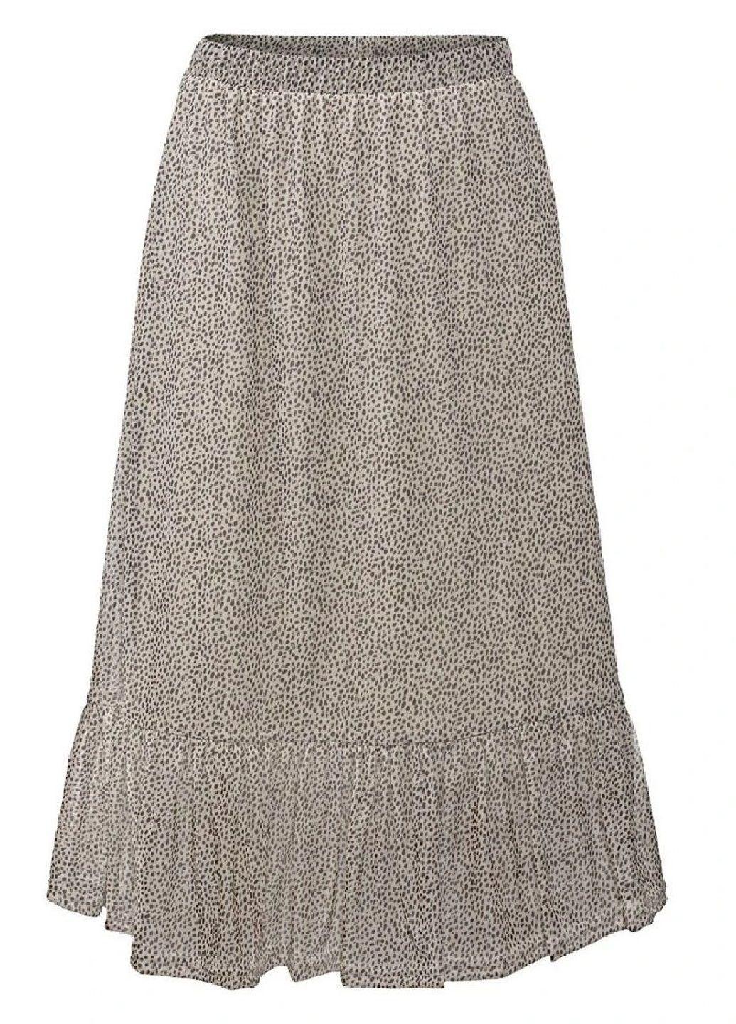 Разноцветная кэжуал с анималистичным узором юбка Esmara клешированная