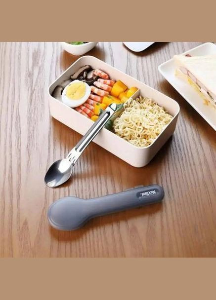 Набір туристичний, нержавіюча сталь ложка-вилка Nextool Xiaomi (306621173)