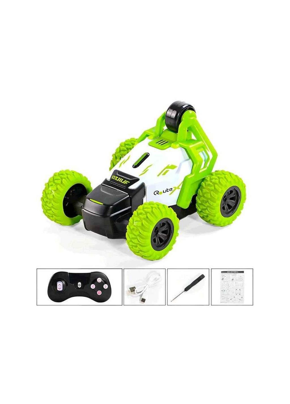 Машина 9,5см зелений р/к 2,4G акум QF527 ТМ METR Metr+ (361259859)