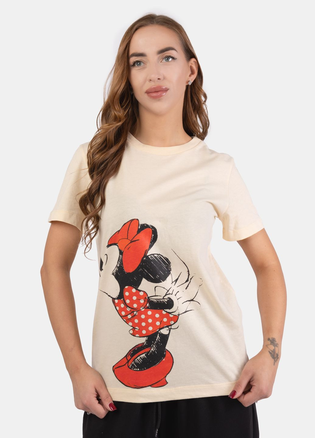 Футболка жіноча бежева 103744 Fashion - (330748876)