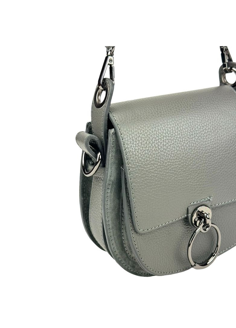 Сумка кросбоді жіноча через плече з натуральної шкіри та замші Italy RoyalBag F-IT-9887 (314083826)