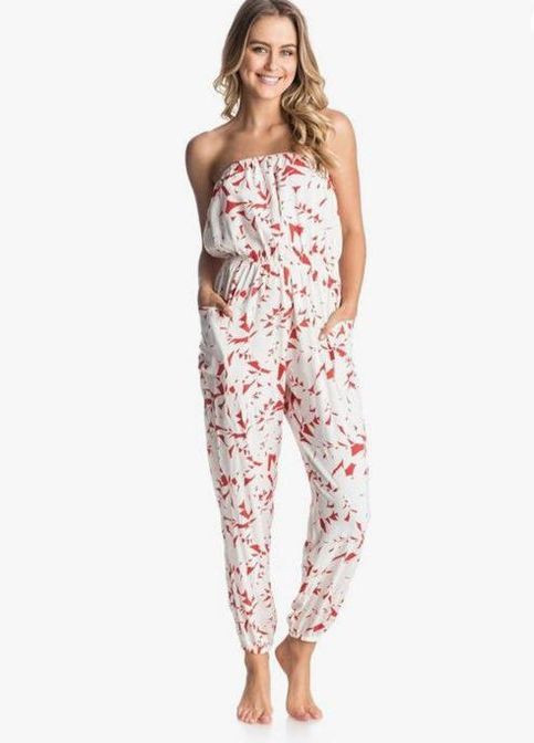 Комбинезон ARJWDO3O61 Красный Roxy абстрактный красный повседневный