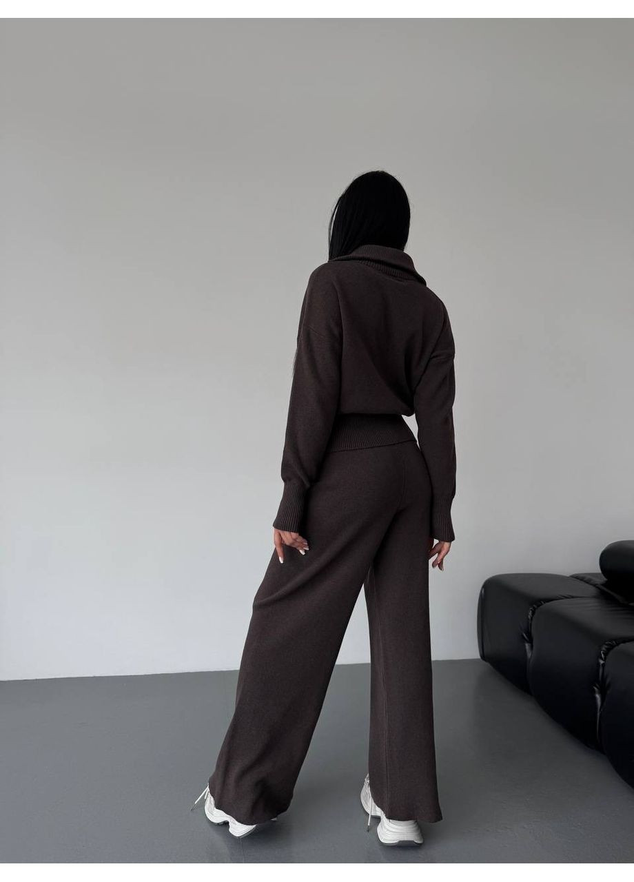 Костюм (кофта, брюки), цвет Коричневый No Brand (361120128)