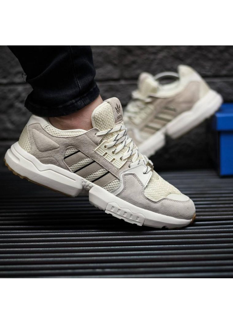 Бежевые демисезонные кроссовки мужские adidas zx torsion beige адидас zx No Brand