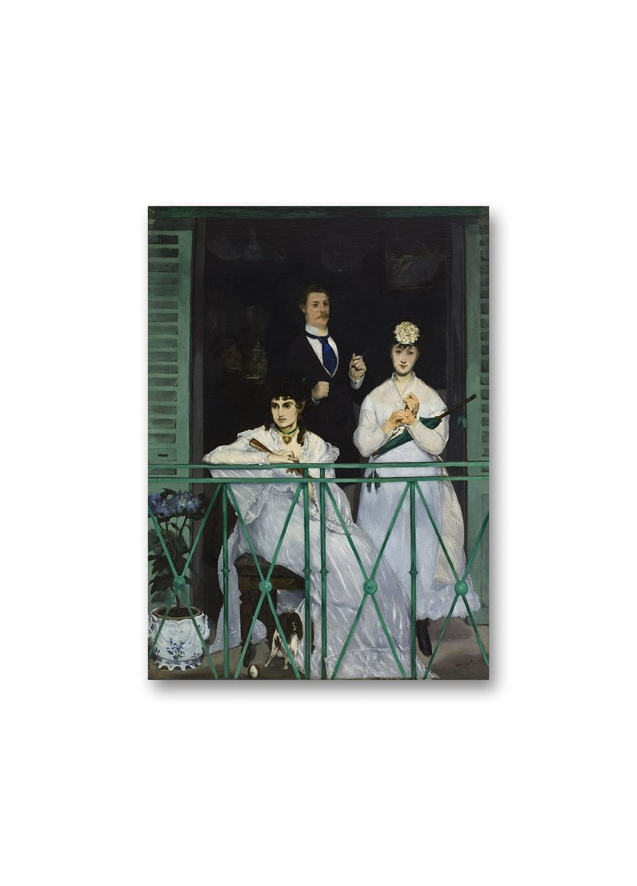 Печать на холсте Балкон Эдуар Мане 20x30 No Brand (346496458)