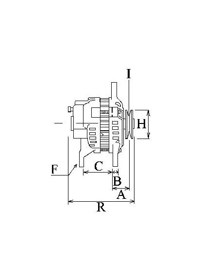 Генератор ГЕНЕРАТОР CA1946IR CN CG 114803 Cargo (386940627)